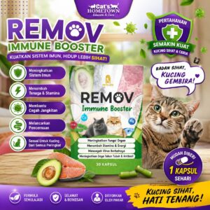 REMOV IMMUNE BOOSTER 5PCS | TAMBAH STAMINA DAN TENAGA