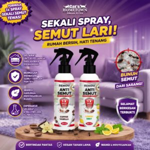 Spray Anti Semut 250ML | Remov Spray Home Care | Spray Untuk Penjagaan Kebersihan & Rumah Dan Haiwan Perliharaan