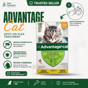 Advantage cegah kutu | Cat below 4kg