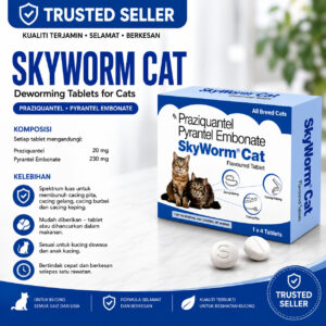 DEWORM KUCING SYWORM | PENCEGAHAN MASALAH PENGHADAMAN