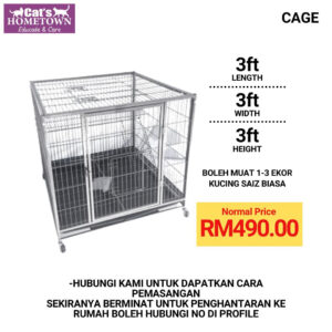 Cage 1-3 Ekor Heavy Duty Tahan Karat | Cage Tahan Lasak